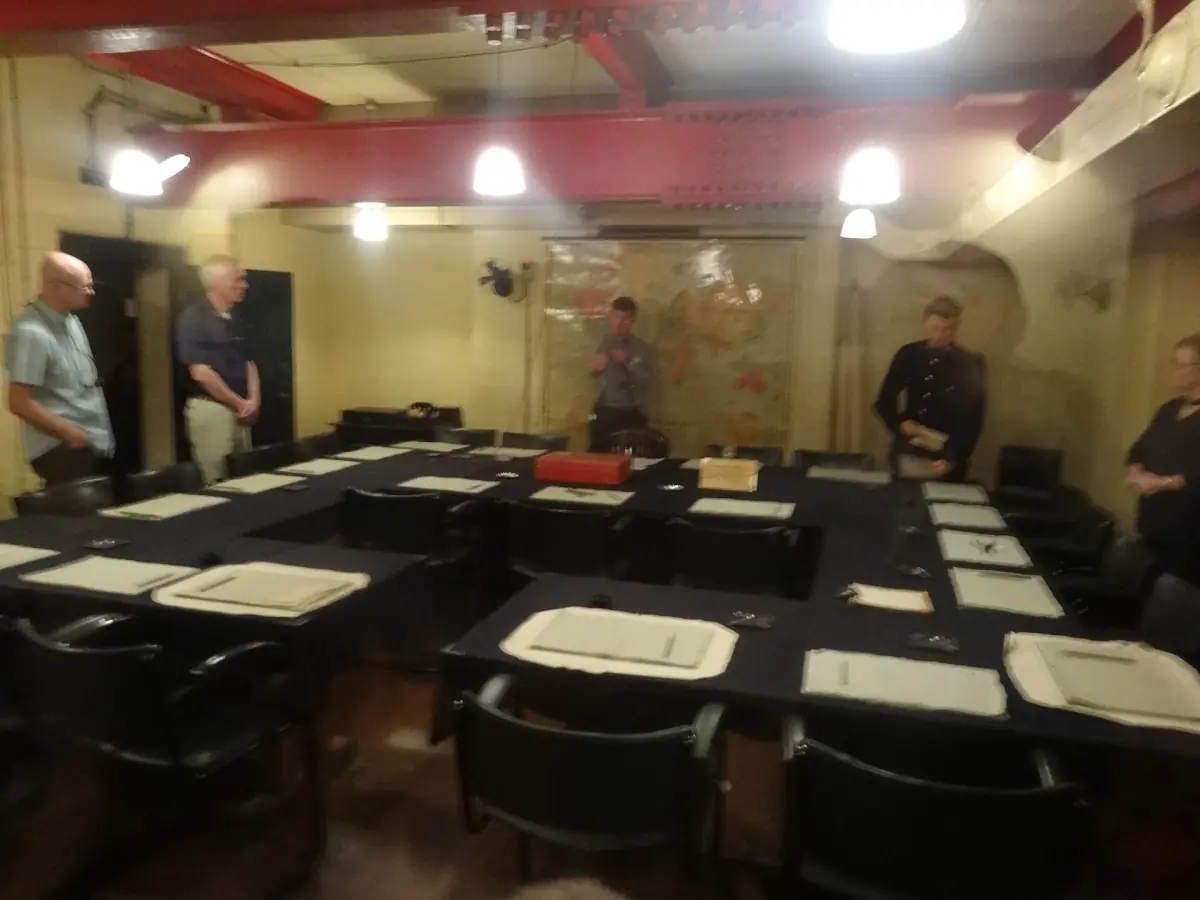 Der Kabinettsraum in den Churchill War Rooms